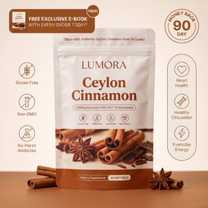 Ceylon Cinnamon 7200mg Equivalent with MCT Oil