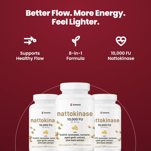 First order free bonus Lumora Nattokinase 10,000 FU Complex