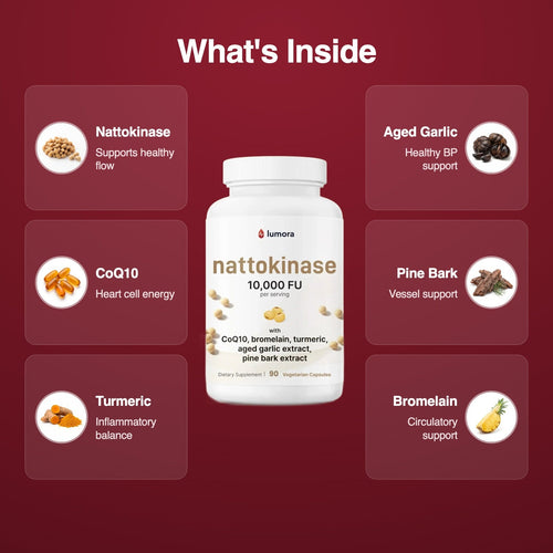 First order free bonus Lumora Nattokinase 10,000 FU Complex — 90 Capsules
