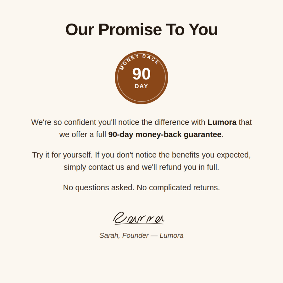 Our promise to you