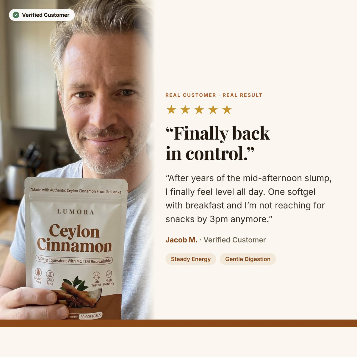 First Order Free Bonus — Ceylon Cinnamon 7200mg Equivalent with MCT Oil