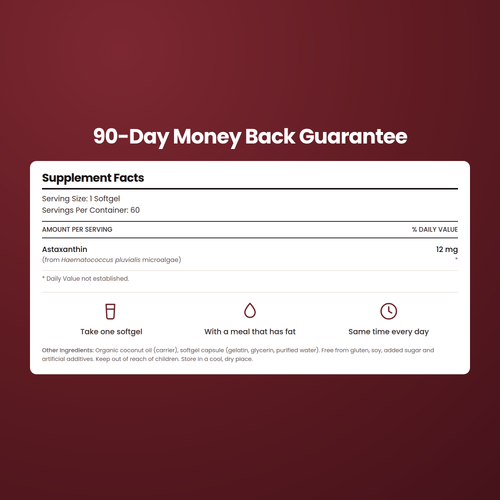 First order free bonus Lumora Astaxanthin 12mg Softgels