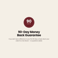 90-day money back guarantee